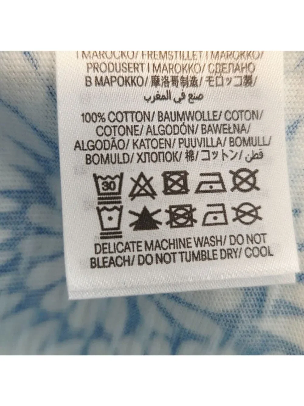 Boden Florrie Short Sleeve Shirt Dress Indigo Blue & White Paisley Print Large 1 - Picture 5 of 6